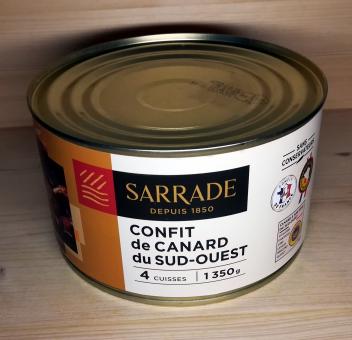 Dose confit de canard, ab 4 Dosen Rabatt. 