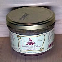 Fasanenterrine mit Sauerkirschen 